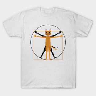 Vitruvian cat T-Shirt